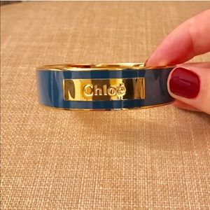 Chloe enamel bangle bracelet